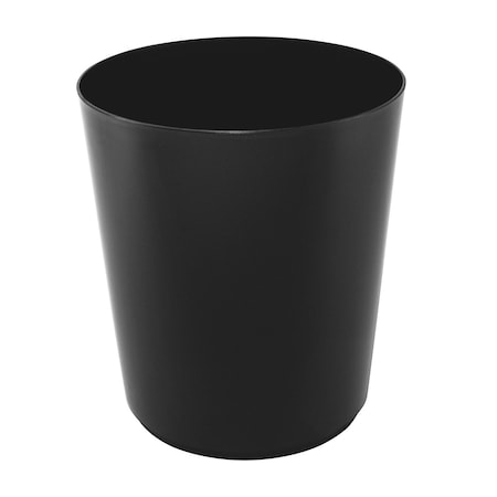 13 Qt Round Trash Can, Black